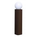 Luminaire globe seul - Fauve