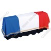 Drap Tricolore Polyester avec Galon Or