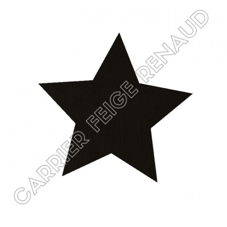 Étoile noire personnalisable